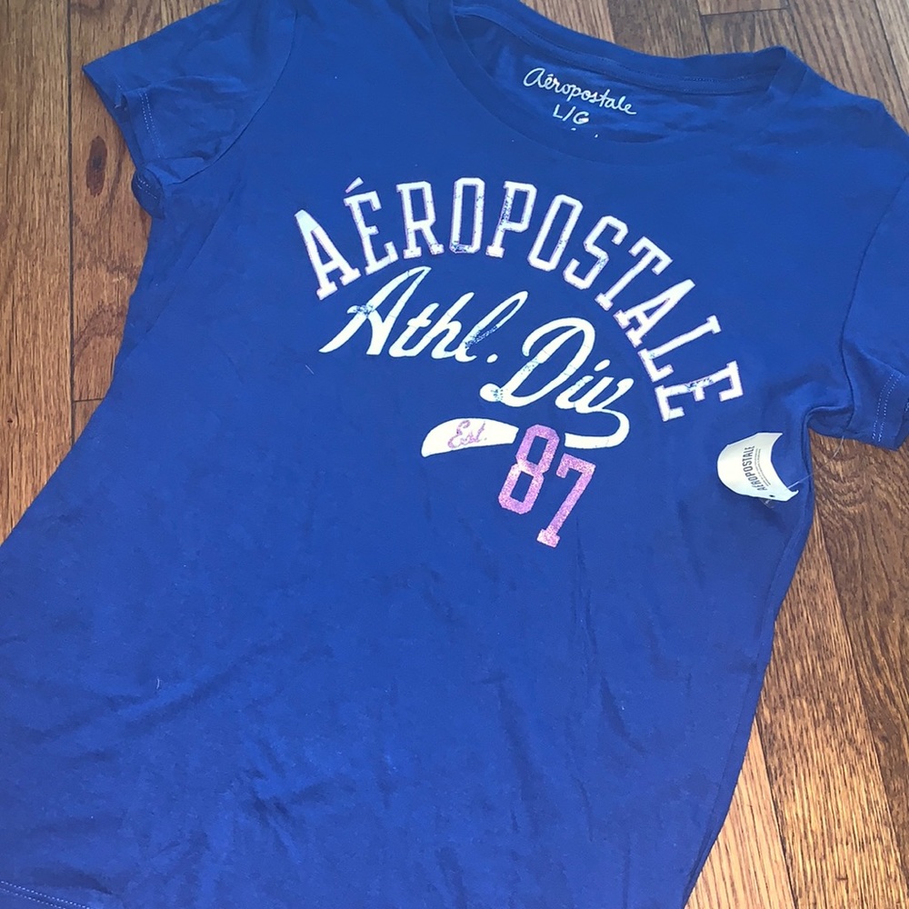COPY - New With Tags NWT Large L Aeropostale Blue Top T-Shirt Women’s